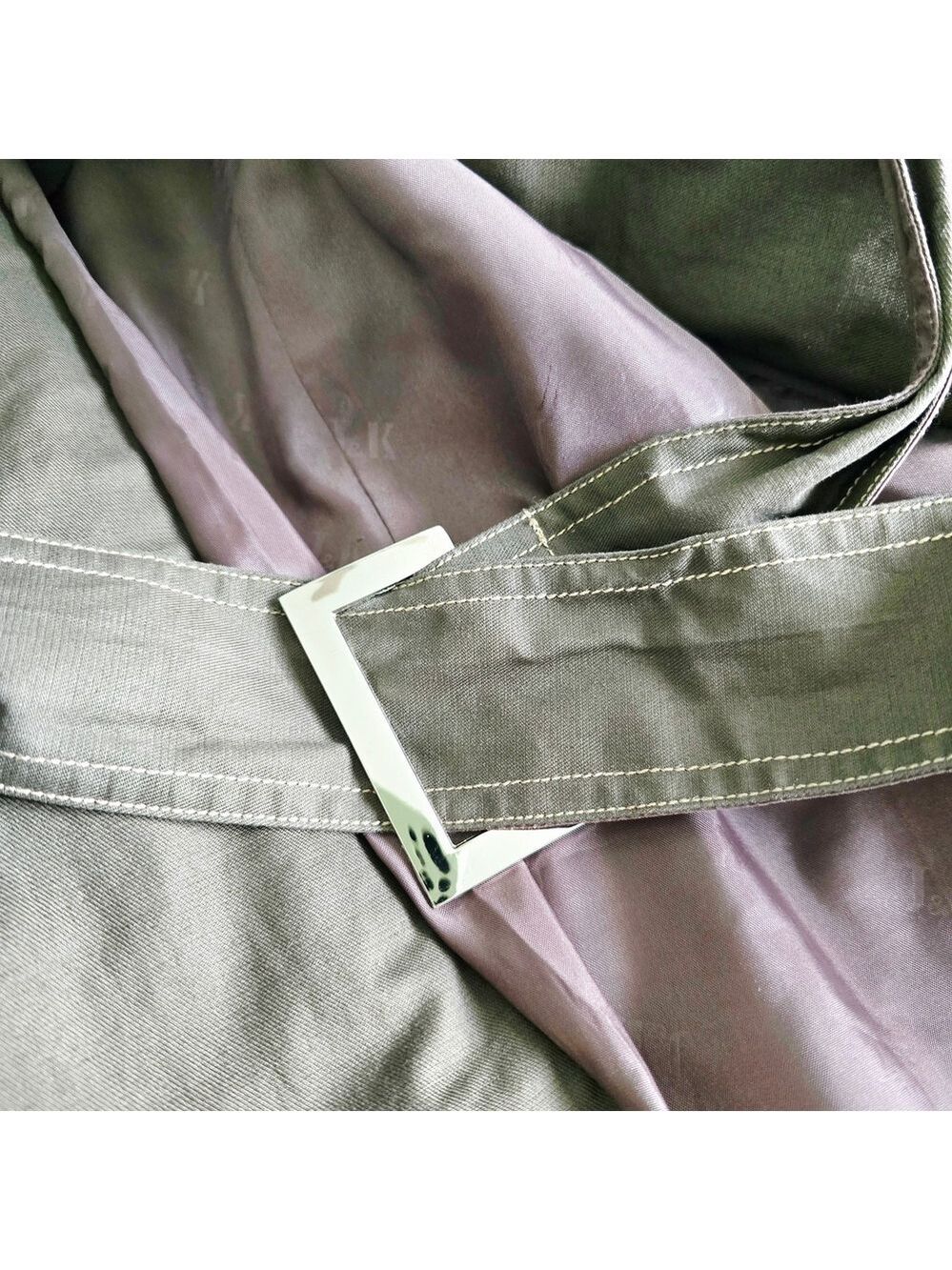 J & K Jeeker Women's Belted Trench Coat Size M - Picture 9 of 14